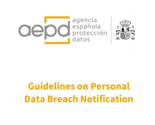 Guidelines on Personal Data Breach Notification